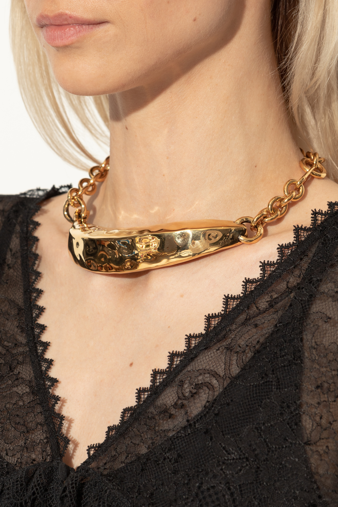 ネックレス・ペンダント CHLOE BRASS NECKLACE Chloé The Chloé Iconic Necklace | Chloé SE